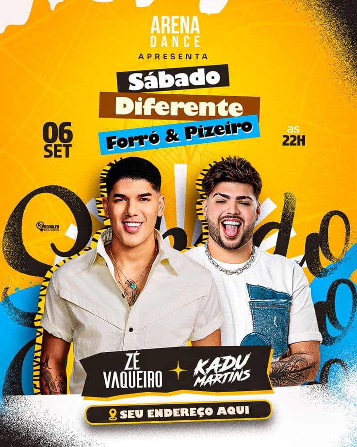 Pôster do evento Sábado Diferente